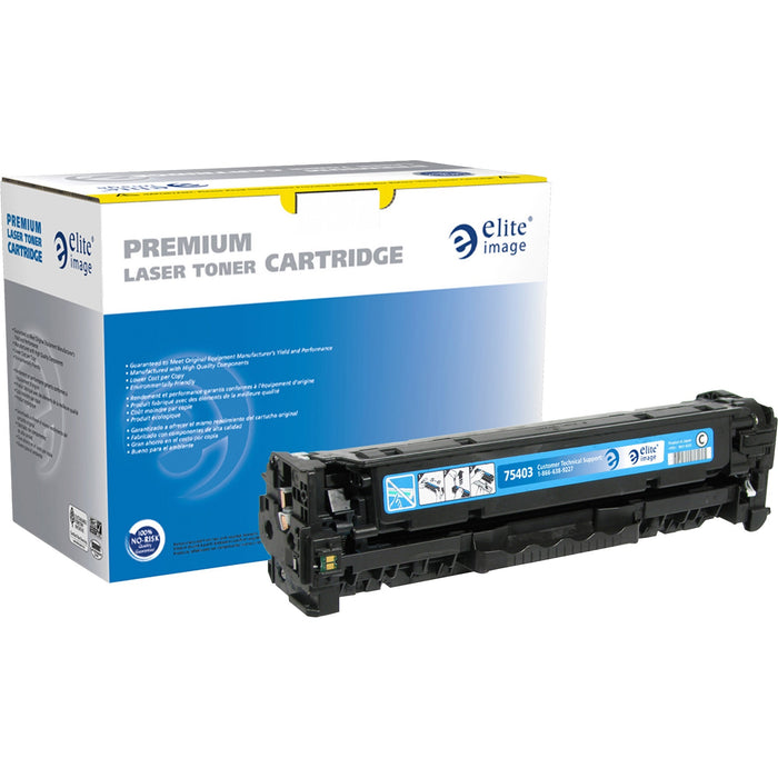 Elite Image Remanufactured Laser Toner Cartridge - Alternative for HP 304A (CC531A) - Cyan - 1 Each - ELI75403