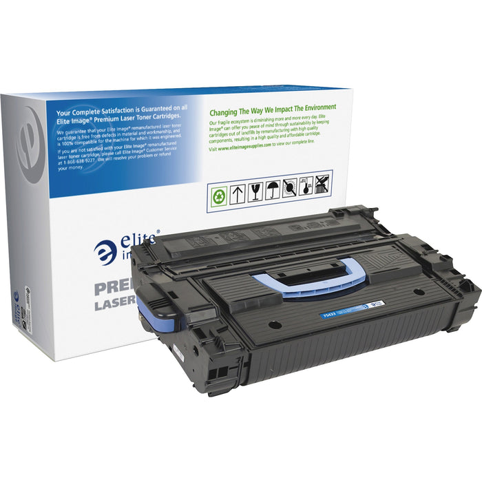 Elite Image Remanufactured MICR Laser Toner Cartridge - Alternative for HP 43X (C8543X) - Black - 1 Each - ELI75433