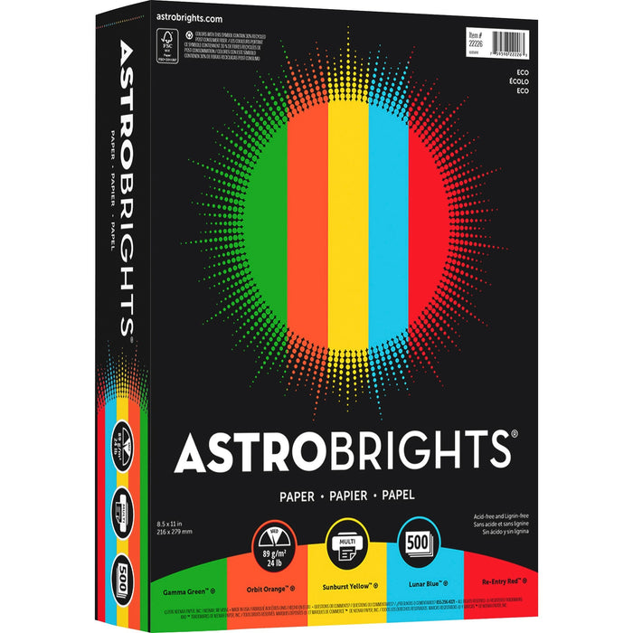 Astrobrights Color Paper - Assorted - WAU22226