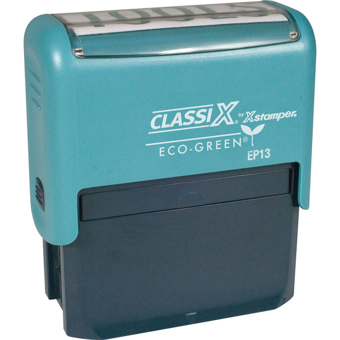 Xstamper ClassiX ECO Self-inking Message Stamp - XSTEP13