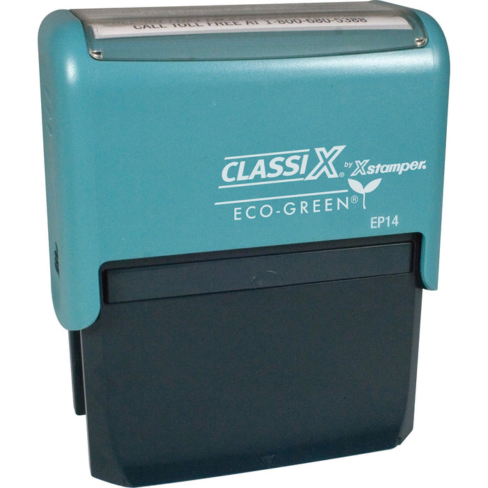 Xstamper ClassiX ECO Self-inking Message Stamp - XSTEP14