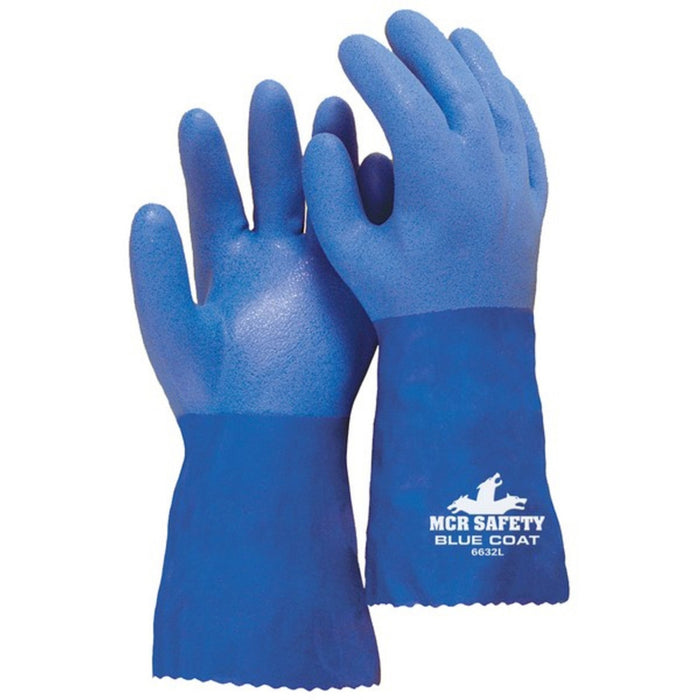 MCR Safety Blue Coat Seamless Gloves - MCS6632L