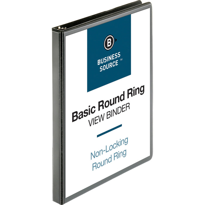 Business Source Round-ring View Binder - BSN09950