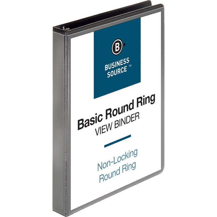 Business Source Round-ring View Binder - BSN09952