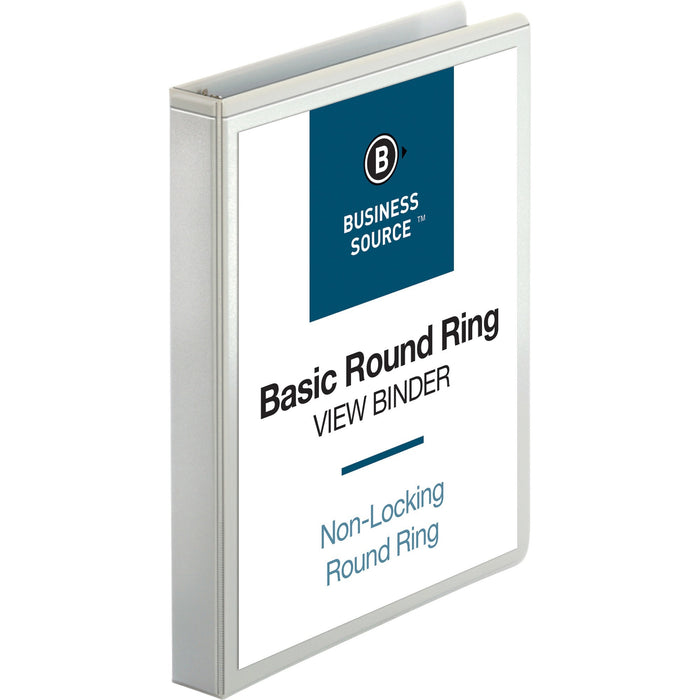 Business Source Round-ring View Binder - BSN09953