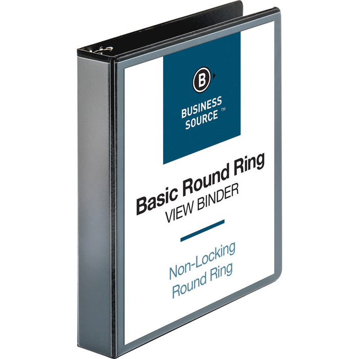 Business Source Round-ring View Binder - BSN09954