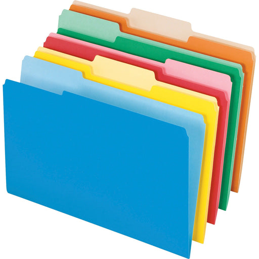 Pendaflex 1/3 Tab Cut Legal Recycled Top Tab File Folder - PFX435013ASST TOPS Products