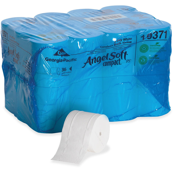 Angel Soft Professional Series Compact Premium Embossed Toilet Paper - GPC19371