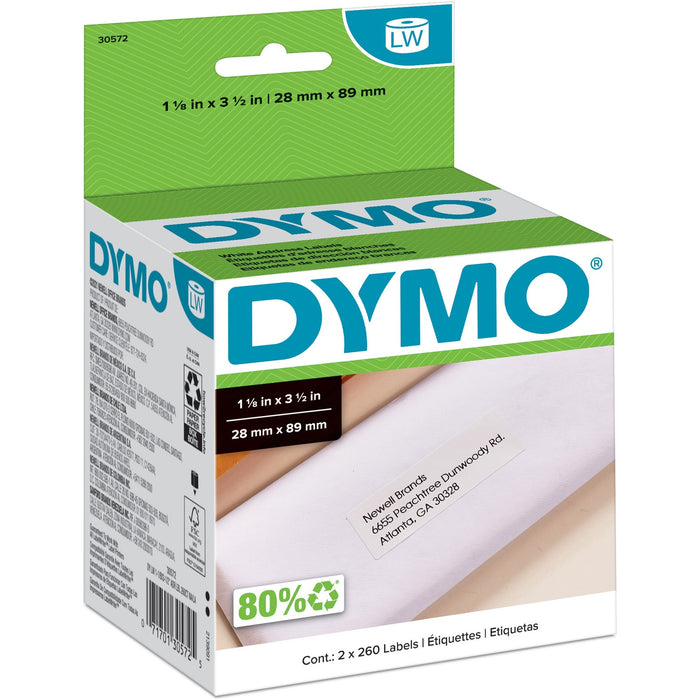 Dymo LabelWriters Continuous Roll Address Labels - DYM30572