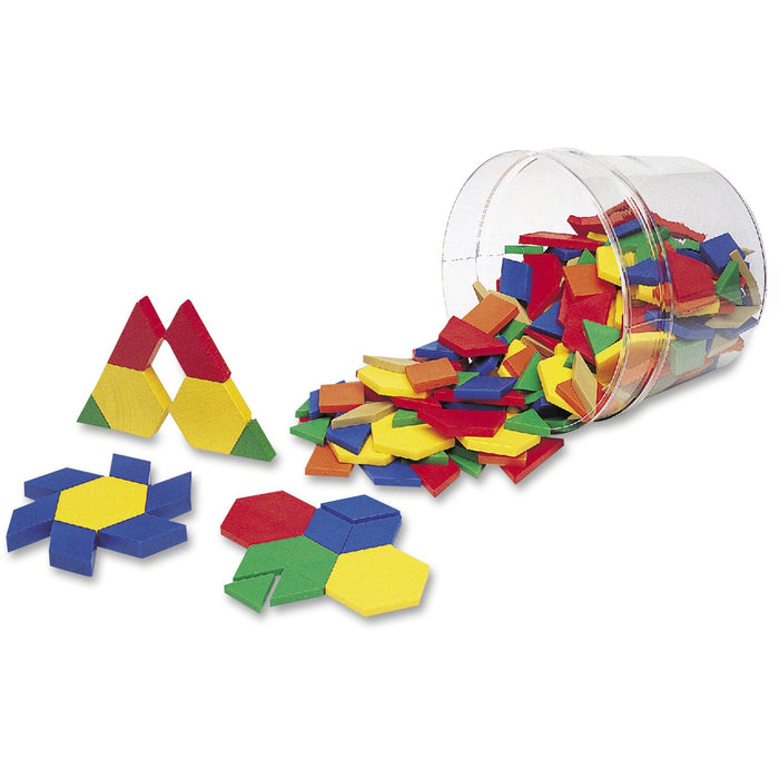 Learning Resources Plastic Pattern Blocks Set - LRNLER0134