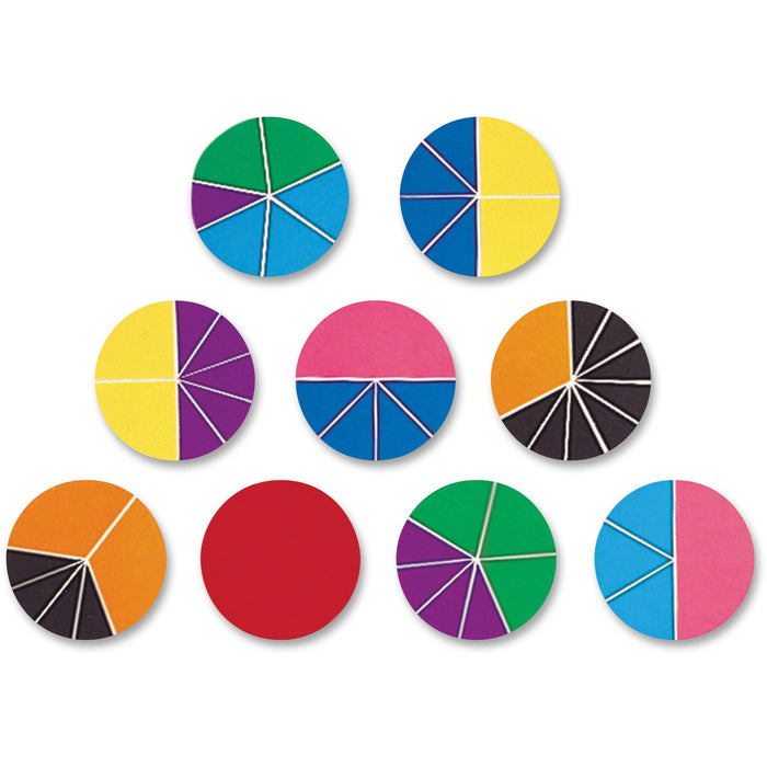 Rainbow Fraction Deluxe Circles Set - LRNLER0617