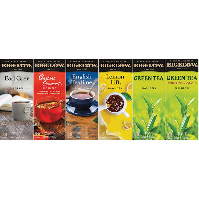 Bigelow Assorted Flavor Green Tea Bag - BTC15577
