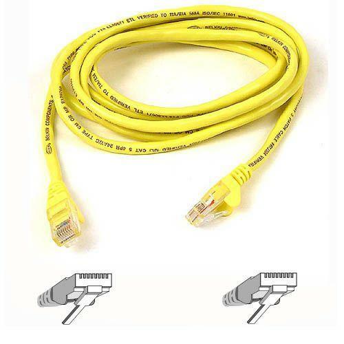Belkin Cat5e Patch Cable - BLKA3L79103YLWS
