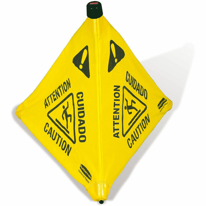 Rubbermaid Commercial 30" Pop-Up Caution Safety Cone - RCP9S0100YL