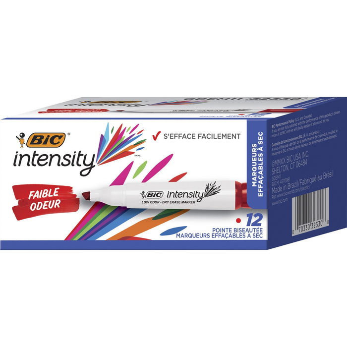BIC Intensity Low Odor Dry Erase Markers - BICGDEM11RD