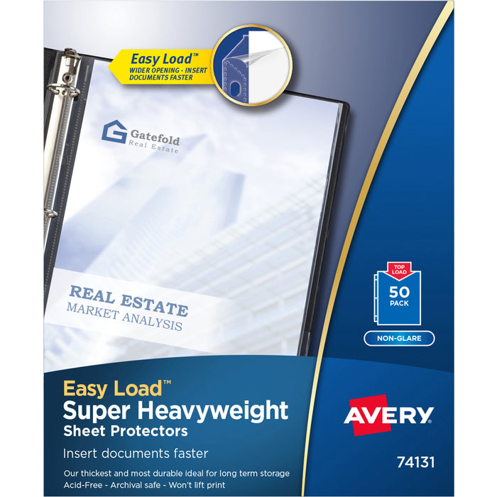 Avery&reg; Super-Heavyweight Sheet Protectors - AVE74131