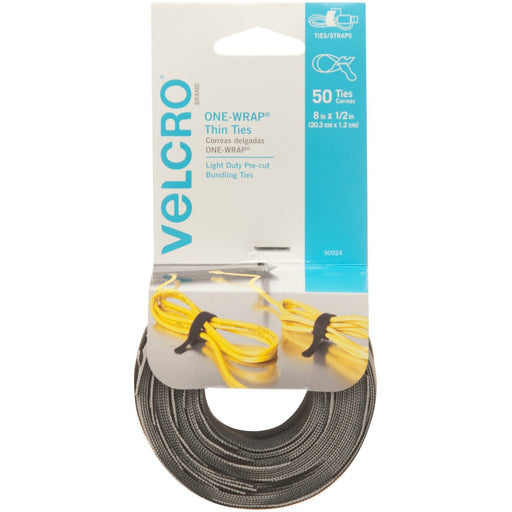 VELCRO&reg; One Wrap Thin Bundling Ties - VEK90924 Velcro Companies