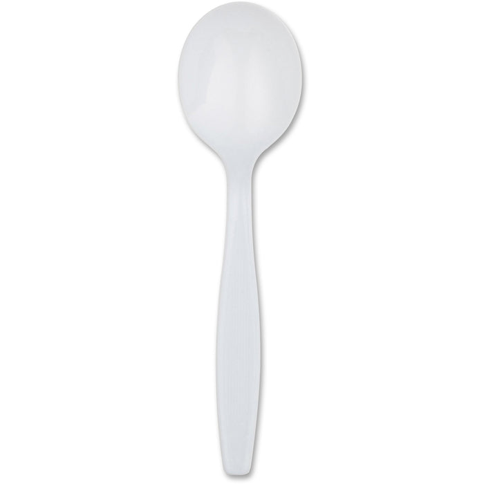 Dixie Heavyweight Disposable Soup Spoons by GP Pro - DXESH217