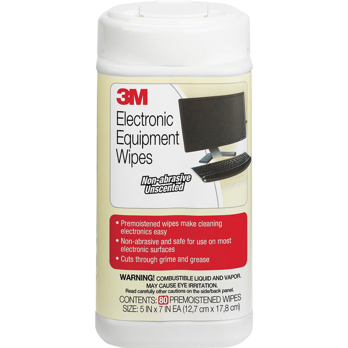 3M Premoistened Electronic Cleaning Wipes - MMMCL610