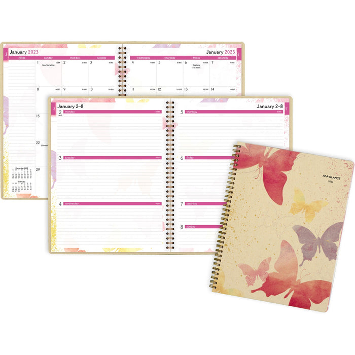 At-A-Glance Watercolors Weekly/Monthly Planner - AAG791905G