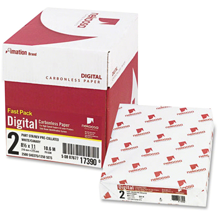 Nekoosa Fast Pack 2pt Digital Carbonless Paper - NEK17390