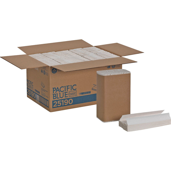 Pacific Blue Basic C-Fold Recycled Paper Towel - GPC25190