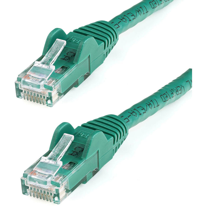 StarTech.com 10ft CAT6 Ethernet Cable - Green Snagless Gigabit - 100W PoE UTP 650MHz Category 6 Patch Cord UL Certified Wiring/TIA - STCN6PATCH10GN