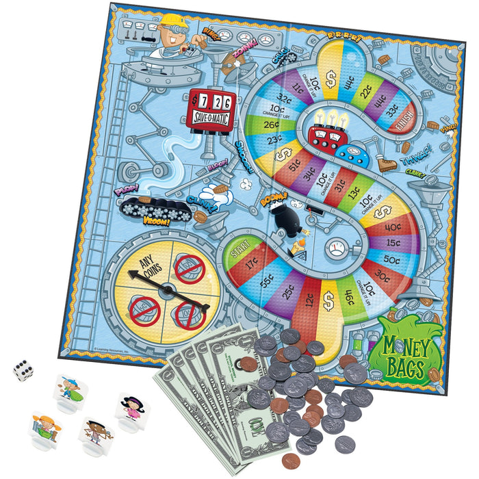 Learning Resources Money Bags Coin Value Game - LRNLER5057