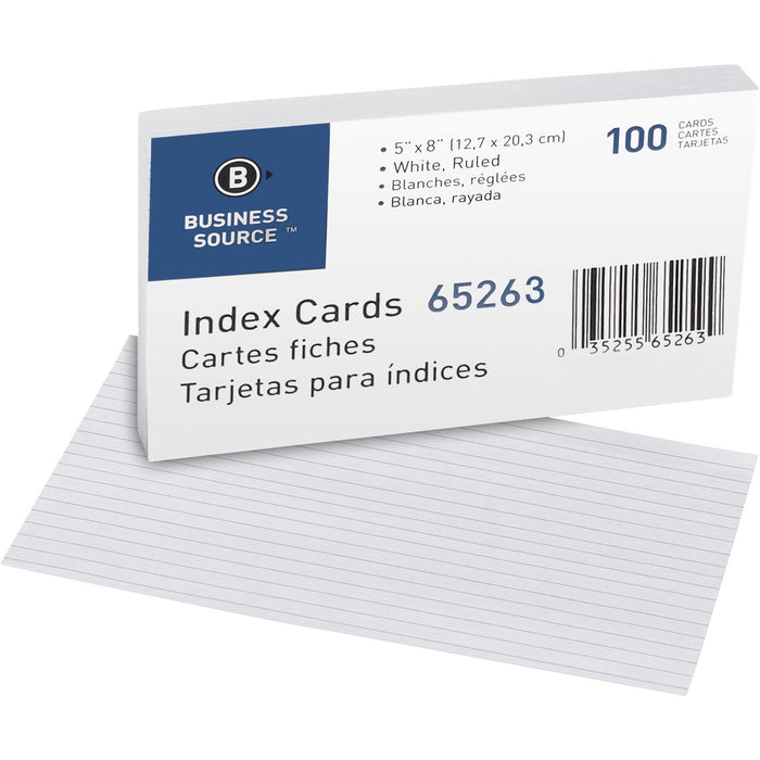 Business Source Ruled Index Cards - BSN65263