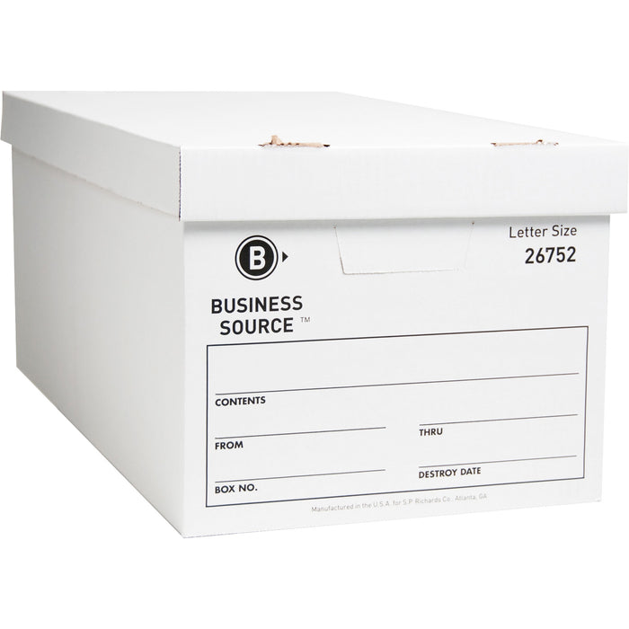 Business Source Lift-off Lid Light Duty Storage Box - BSN26752