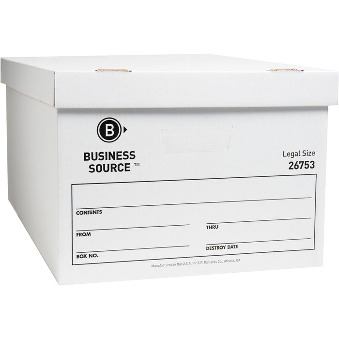 Business Source Lift-off Lid Light Duty Storage Box - BSN26753