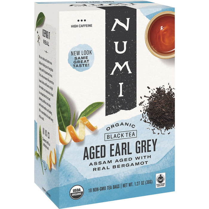 Numi Aged Organic Earl Grey Black Tea Bag - NUM10170