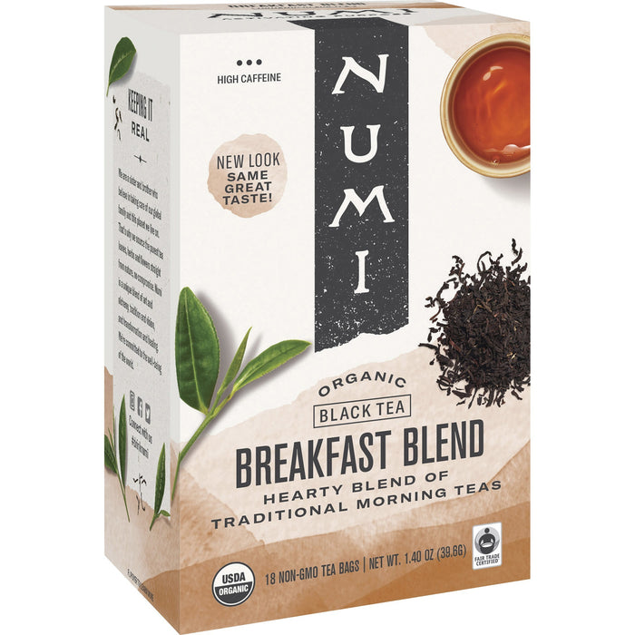 Numi Organic Breakfast Blend Black Tea Bag - NUM10220