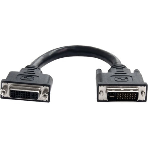 StarTech.com 6in DVI-I Dual Link Digital Analog Port Saver Extension Cable M/F - STCDVIEXTAA6IN