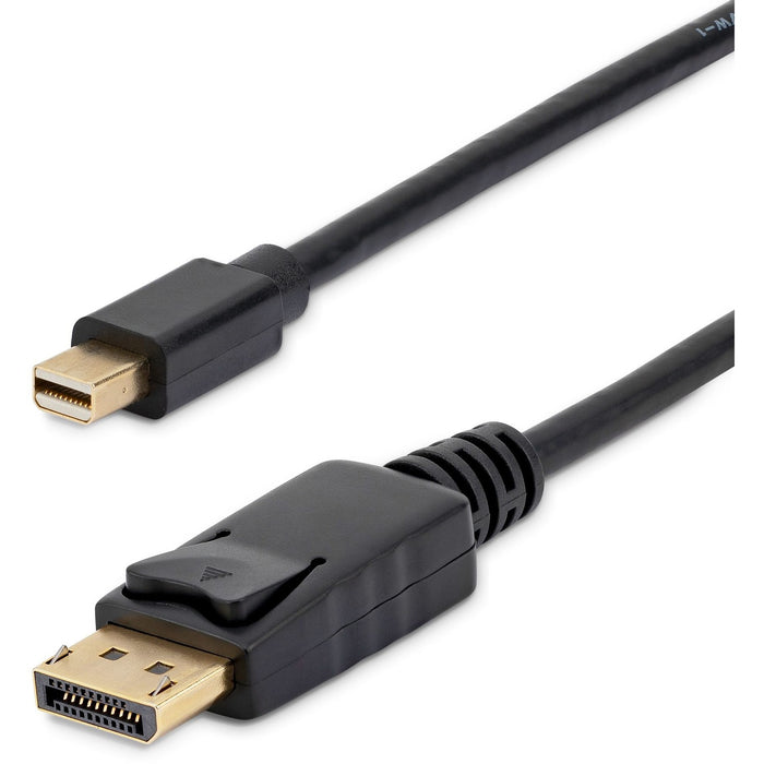 StarTech.com 10ft (3m) Mini DisplayPort to DisplayPort 1.2 Cable, 4K x 2K mDP to DisplayPort Adapter Cable, Mini DP to DP Cable~3m (10ft) Mini DisplayPort to DisplayPort 1.2 Cable, 4K x 2K mDP to DP - STCMDP2DPMM10