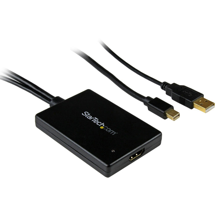 StarTech.com Mini DisplayPort to HDMI Adapter with USB Audio - STCMDP2HDMIUSBA