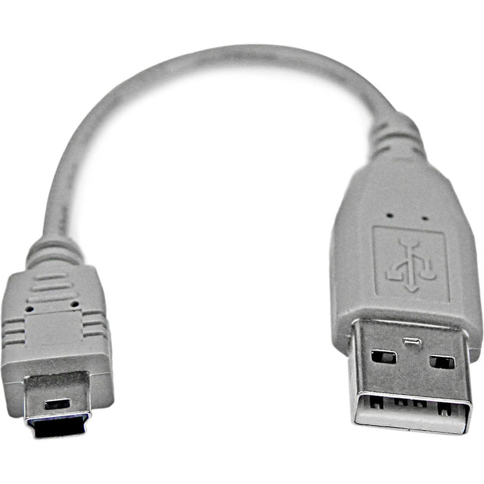 StarTech.com 6in Mini USB 2.0 Cable - A to Mini B - STCUSB2HABM6IN