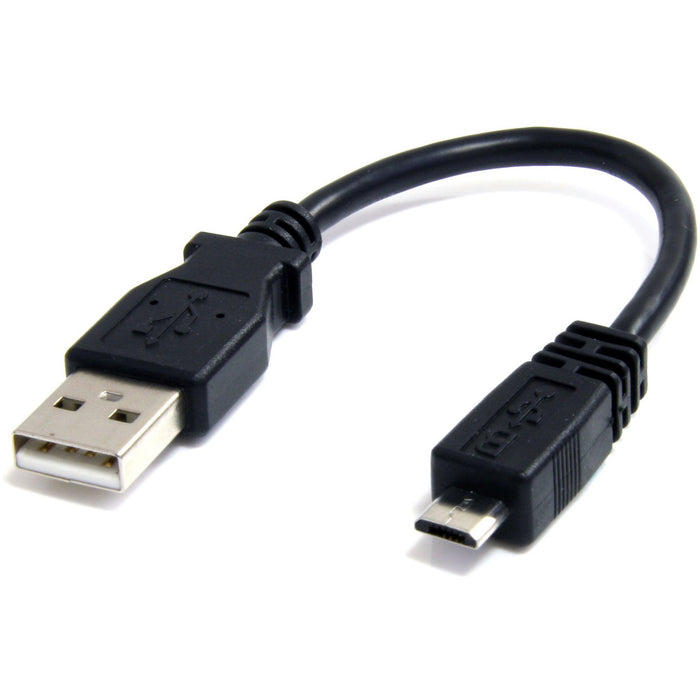 StarTech.com 6in Micro USB Cable - A to Micro B - STCUUSBHAUB6IN