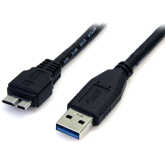 StarTech.com 3 ft Black SuperSpeed USB 3.0 Cable A to Micro B - STCUSB3SAUB3BK