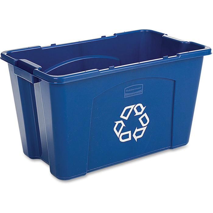 Rubbermaid Commercial 18-gallon Recycling Box - RCP571873BE