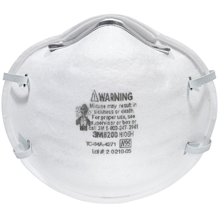 3M N95 Particulate Respirator 8200 Mask - MMM8200