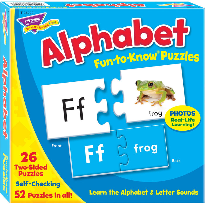 Trend Alphabet Fun-to-Know Puzzles - TEPT36002