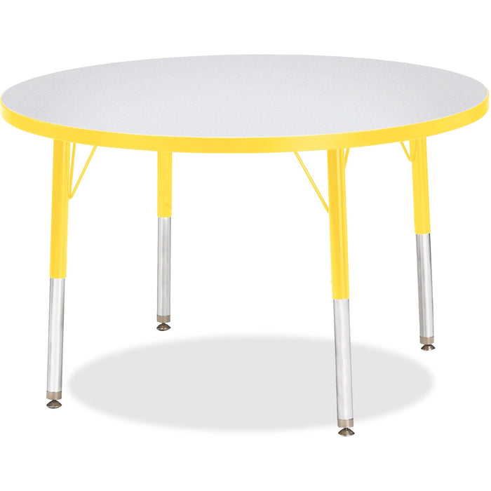 Jonti-Craft Berries Elementary Height Color Edge Round Table - JNT6488JCE007