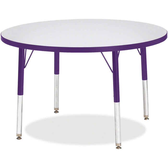 Jonti-Craft Berries Elementary Height Color Edge Round Table - JNT6488JCE004