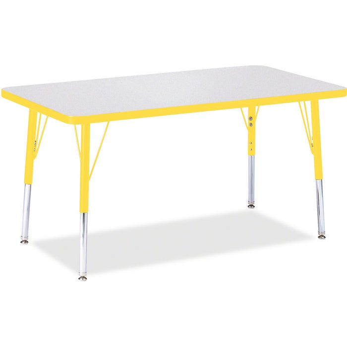 Jonti-Craft Berries Elementary Height Color Edge Rectangle Table - JNT6478JCE007