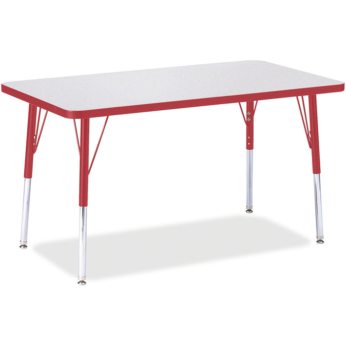 Jonti-Craft Berries Adult Height Color Edge Rectangle Table - JNT6478JCA008