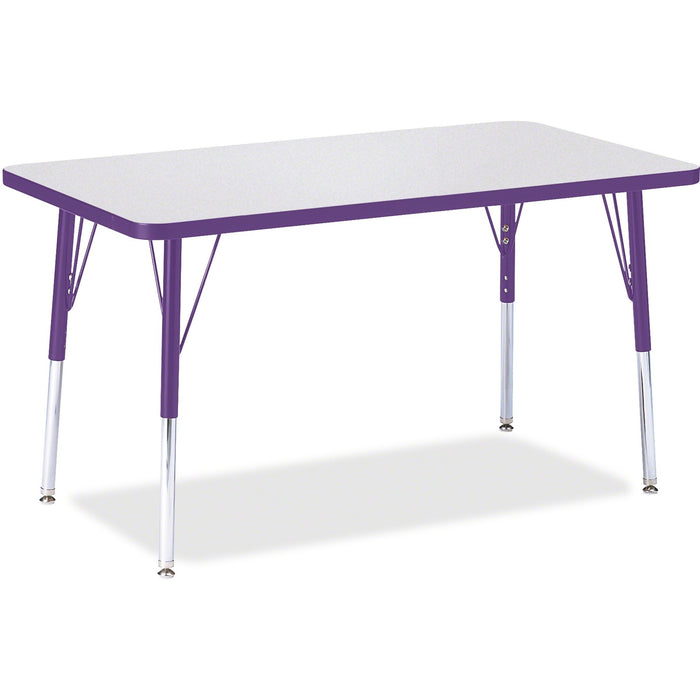 Jonti-Craft Berries Adult Height Color Edge Rectangle Table - JNT6478JCA004