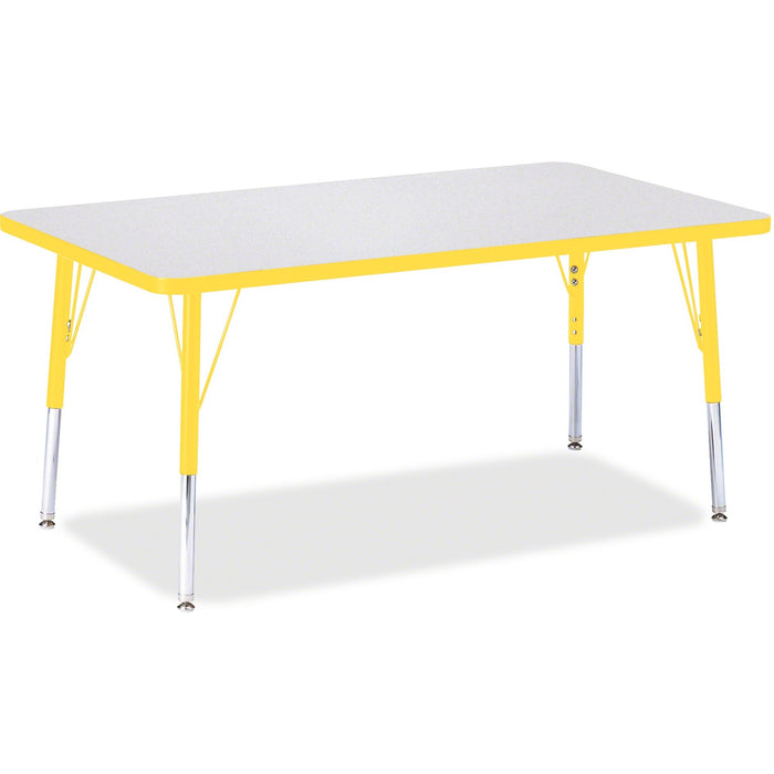 Jonti-Craft Berries Elementary Height Color Edge Rectangle Table - JNT6473JCE007