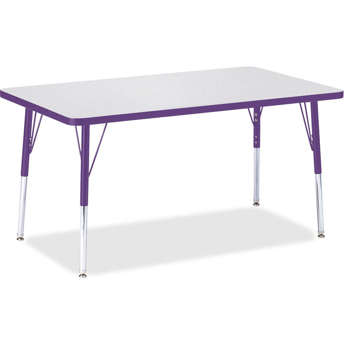 Jonti-Craft Berries Adult Height Color Edge Rectangle Table - JNT6473JCA004