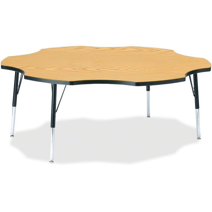 Jonti-Craft Berries Elementary Black Edge Six-leaf Table - JNT6458JCE210